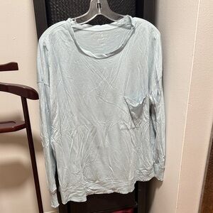 LOFT Light Blue Long Sleeve Tee